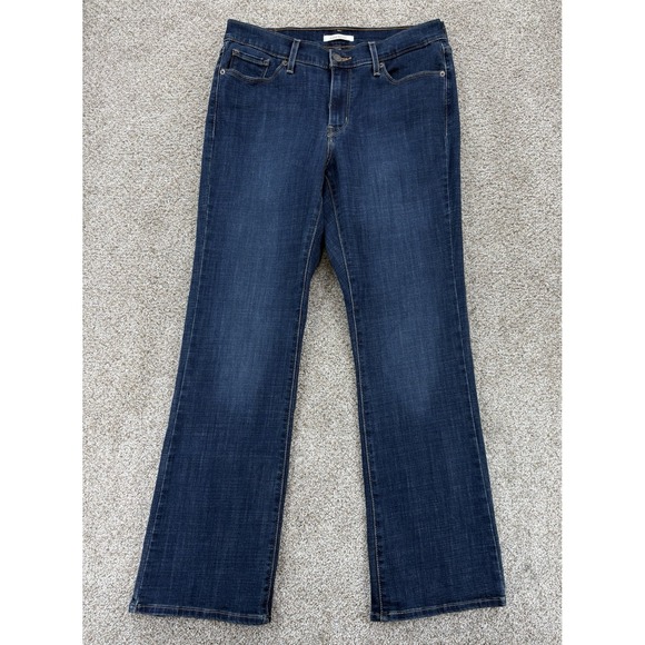 Levi's Denim - Levi's Jeans Women's 8 Dark Blue Classic Bootcut Mid Rise Embroidered Americana